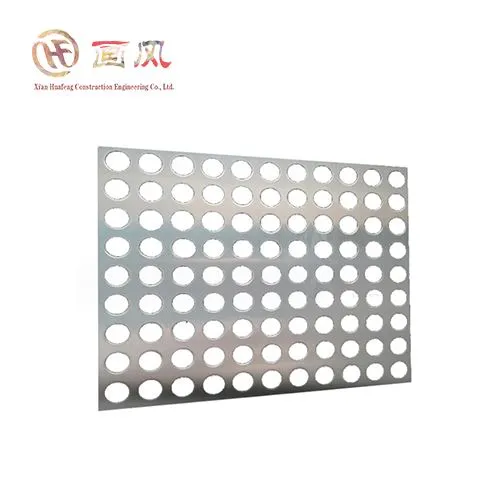 Stanzplatte aus Edelstahl